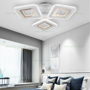 Lustra LED 90W 3 Functii Dimabila cu Telecomanda LZS2314-3 - Img 2