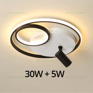 Lustra LED Moderna 35W 3 Functii Dimabila cu Telecomanda LZ1050-1 - Img 6