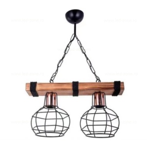 Lustra Rustic 2 Socluri E27 LZ5719-2