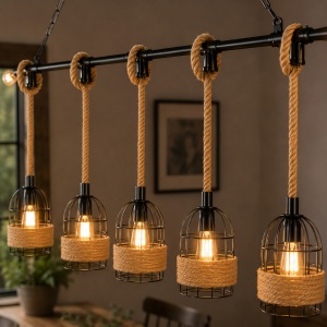 Lustra Rustic 7 Socluri E27 LZ8398-5P