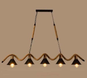 Lustra Rustic Industrial 5 Socluri E27 LZ1080-5