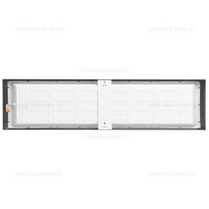 Panou LED 48W 120x30cm Aplicat Negru Backlight - Img 3