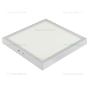 Panou LED 50W Patrat 40x40cm Aplicat Alb Backlight - Img 1