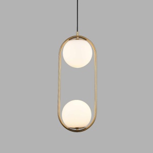 Pendul 2 Socluri E27 Auriu LZ7107-2