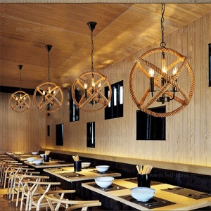 Pendul 3 Socluri E14 Rustic Sfera
