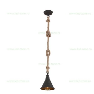 Pendul Soclu E27 Rustic ROPE - Img 2
