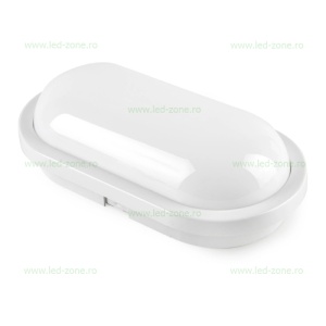 Plafoniera LED 10W Exterior Ovala Alba - Img 2
