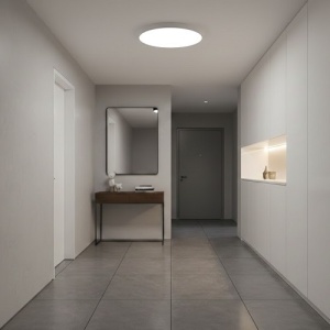 Plafoniera LED 48W Rotunda Alba Frameless CCT - Img 3