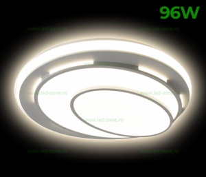 Plafoniera LED 96W Rotunda 3 Functii cu Telecomanda LZ1128