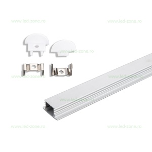 Profil Aluminiu Incastrat Dispersor Mat 1M 11.2MM - Img 2