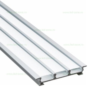Profil Aluminiu Incastrat Dispersor Mat 1M 13MM - Img 2
