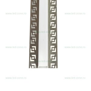 Profil Aluminiu Incastrat Sub Tencuiala 2M 20.7MM LZ1362