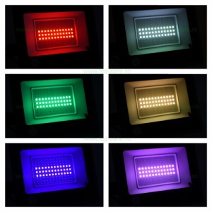 Proiector LED 100W RGB+CCT Smart Bluetooth cu Telecomanda - Img 7