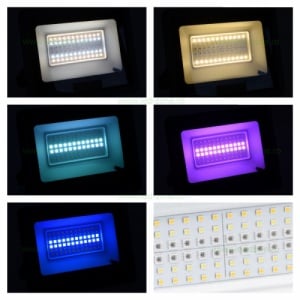 Proiector LED 60W RGB+CCT Smart Bluetooth cu Telecomanda - Img 6