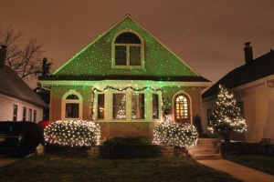Proiector LED Laser Exterior Punctiform cu Telecomanda