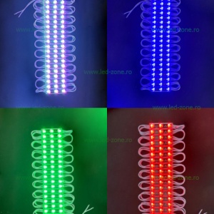 Set 40 Module LED 9xSMD3030 RGBW 5 Functii 220V IP68 - Img 5