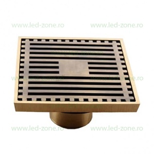 Sifon De Pardoseala Cu Sistem Antimiros Bronz LZ8758HQ
