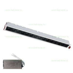 Spot LED 15W Incastrabil Liniar Cob Alb