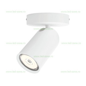 Spot LED Aplicat 10W Mobil Alb cu Bec GU10