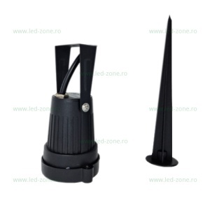 Spot LED Exterior 5W COB RGB Rotund 220V Montaj Gradina