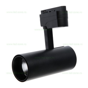 Spot LED Magazin Sina 10W COB Negru Cilindric - Img 4