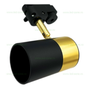 Spot LED Magazin Sina cu Bec GU10 Negru - Img 2