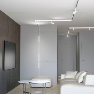 Spot LED Magnetic 10W Liniar Mat Alb - Img 2