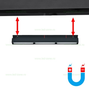 Spot LED Magnetic 18W Liniar Mat Triplu - Img 1