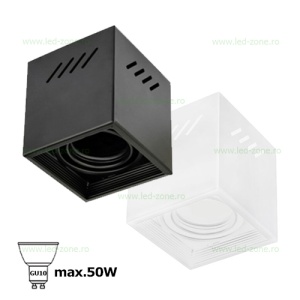 Spot LED Patrat Aplicat Compatibil GU10