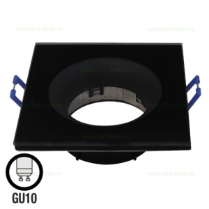 Suport Incastrat 1 Bec Spot LED GU10 Patrat KAKTUS IP65 - Img 2