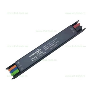 Sursa Alimentare Banda LED 12V 200W Slim Aluminiu si Clipsuri