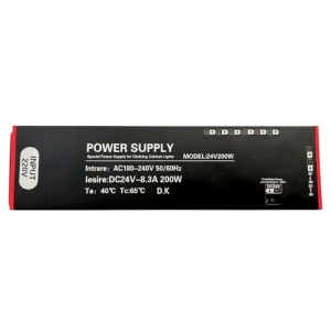 Sursa Slim 24V 200W Pentru Iluminat Banda LED Rafturi cu Senzor