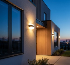 Aplica LED 12W Exterior Neagra LZ102 - Img 2