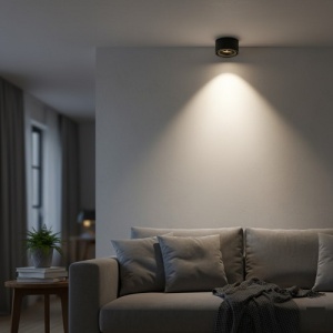 Aplica LED 12W Rotunda LZ154 Neagra - Img 2