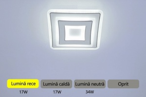 Aplica LED 53W 3 Functii LZ75L312 - Img 4