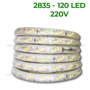Banda LED 2835 120 SMD/ML 220V Super Bright - Img 2
