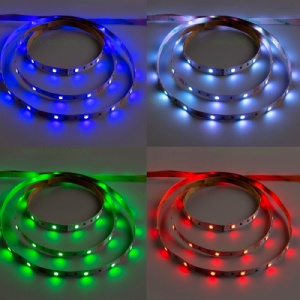 Banda LED 5050 30 SMD/ML Interior RGB 12V - Img 3