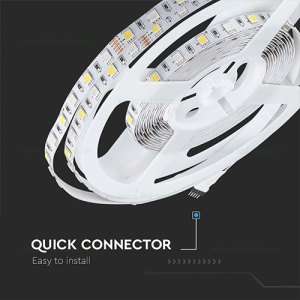 Banda LED 5050 30 SMD/ML RGB+W Interior 24V - Img 4
