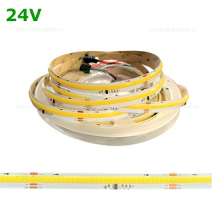 Banda LED COB 360 LED/ML Interior Digitala IC 24V Rola 5m - Img 1