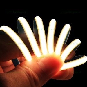 Banda LED COB 400 LED/ML Interior 8mm 24V Rola 50m