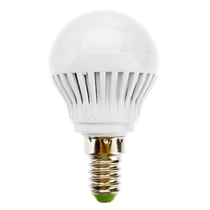 Bec LED E14 5W Glob Mat Plastic - Img 2