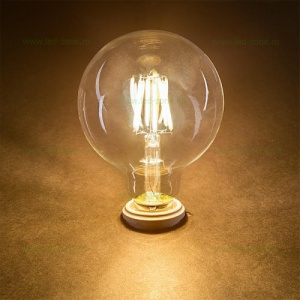 Bec LED E27 12W Filament Glob Clar G80 - Img 2