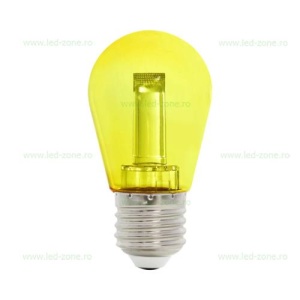 Bec LED E27 2W Glob Clar Color - Img 5