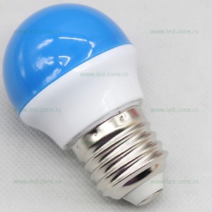 Bec LED E27 2W Glob Mat Color - Img 3