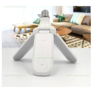 Bec LED E27 45W Pliabil 3 Segmente - Img 4
