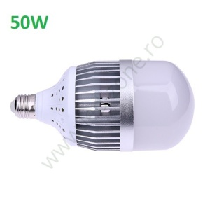 Bec LED E27 50W Iluminat Industrial Aluminiu - Img 2