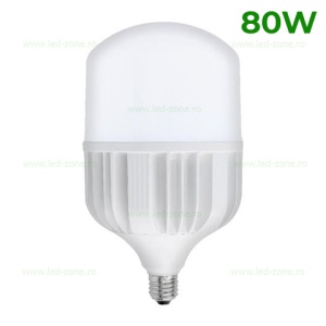 Bec LED E27 80W Dispersor Mat Plastic TORCH - Img 1