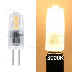Bec LED G4 1.5W SMD Plastic 12V  - Img 3