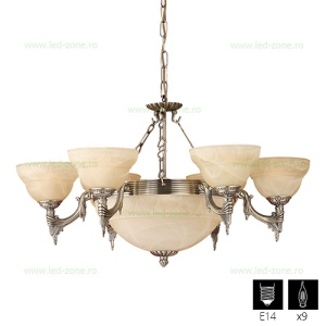 Candelabru 9 Socluri E14 Marbella LZ85858 - Img 1