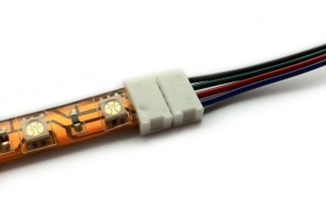 Conector Imbinare 4 Fire Banda LED SMD 5050 12V RGB - Img 2